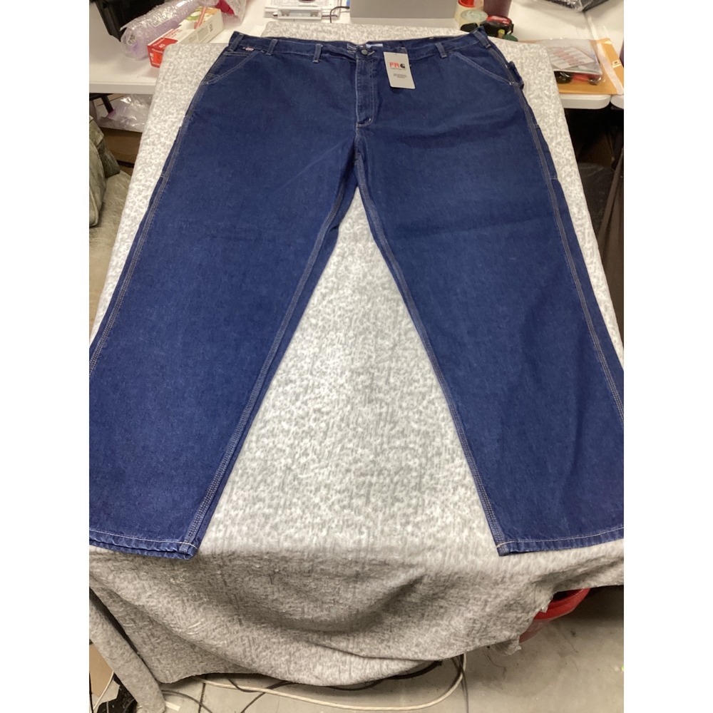Carhartt FR Flame Resistant Loose Fit Utility Jeans Blue BD0013-FRM 50x34 NWT